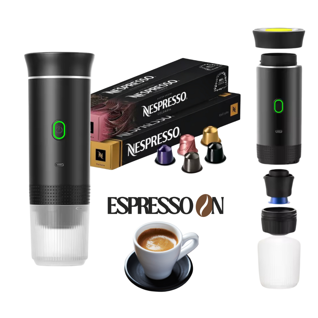 Portable Rechargeable Coffee Maker with 3 in 1 System 